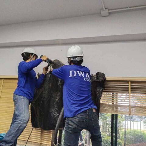 รูปภาพตัวอย่างติดตั้งเครื่องเติมอากาศ รุ่น FAV-SR